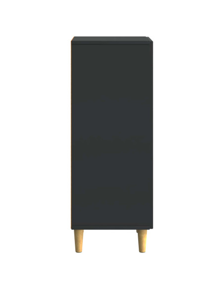 Credenza Nero 33 x 34,5 x 90 cm Legno ingegnerizzato
