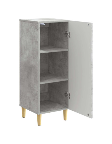 Credenza Grigio Cemento 33 x 34,5 x 90 cm Legno ingegnerizzato
