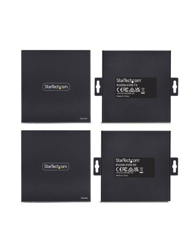 StarTech.com KVM Extender HDMI su Rete IP, Kit Trasmettitore e Ricevitore HDMI 4K 60Hz e USB su Ethernet/Cat6, AVoIP, non Richie