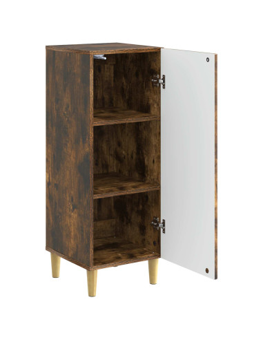 Credenza Rovere Fumo 33 x 34,5 x 90 cm Legno ingegnerizzato