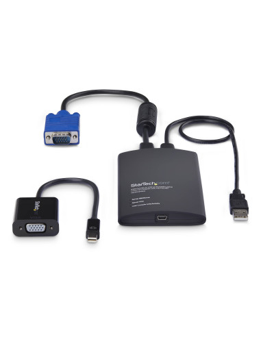StarTech.com Adattatore Crash Cart Portatile per laptop, Console KVM con USB/VGA/Mini DisplayPort trasferimento file e acquisizi