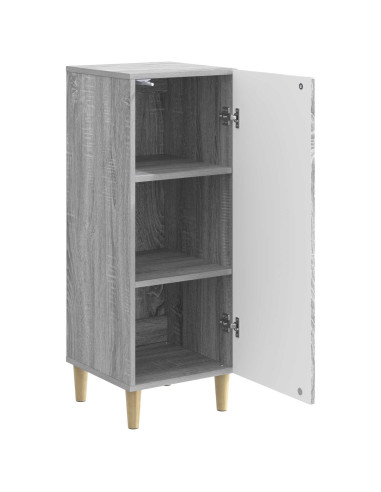 Credenza Grigio Sonoma 33 x 34,5 x 90 cm Legno ingegnerizzato