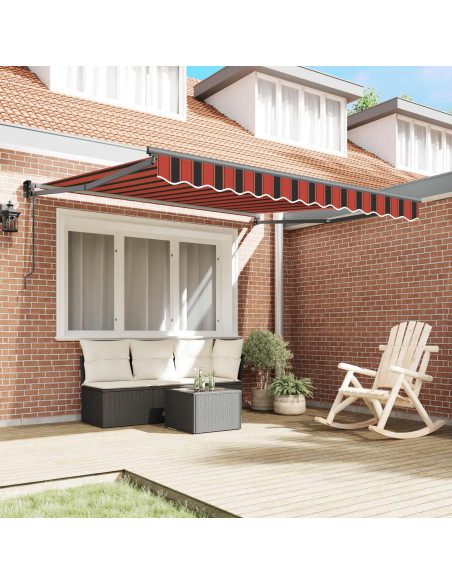 Tenda Retrattile Arancione 300 x 250 cm Tessuto
