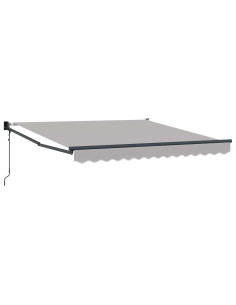 Tenda da Sole Grigio chiaro 300 x 250 x 165 cm Poliestere 2