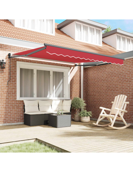 Tenda da Sole Rosso 300 x 250 x 165 cm Poliestere