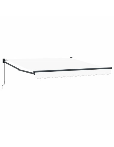 Tenda retrattile manuale Bianco 350 x 250 cm