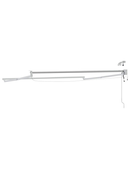 Struttura della tenda elettrica retrattile Bianco 3,5 x 2 m
