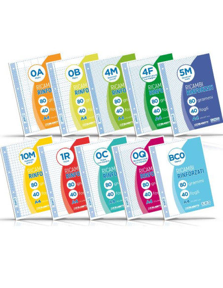 RICAMBI A4 RIGHE 0A 40FF