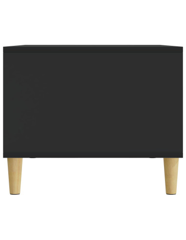 Tavolino da salotto Nero 90 x 50 x 40 cm Legno ingegnerizzato