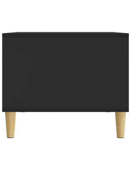 Tavolino da salotto Nero 90 x 50 x 40 cm Legno ingegnerizzato
