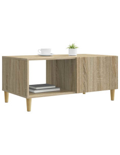 Tavolino da salotto Rovere Sonoma 90 x 50 x 40 cm 2