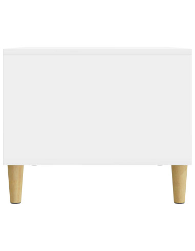 Tavolino da salotto Bianco Lucido 90 x 50 x 40 cm