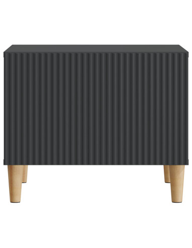 Tavolino da salotto Nero 49 x 50 x 40 cm Legno ingegnerizzato