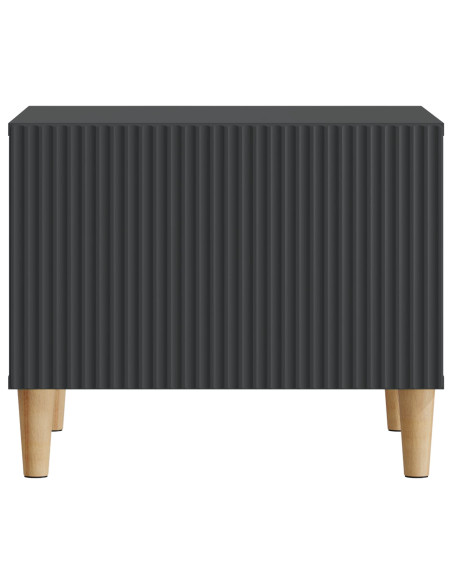 Tavolino da salotto Nero 49 x 50 x 40 cm Legno ingegnerizzato