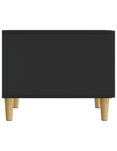 Tavolino da salotto Nero 49 x 50 x 40 cm Legno ingegnerizzato
