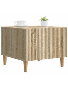Tavolino da salotto con cassetto Rovere Sonoma 49 x 50 x 40 cm 2
