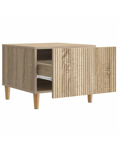 Tavolino da salotto con cassetto Rovere Sonoma 49 x 50 x 40 cm