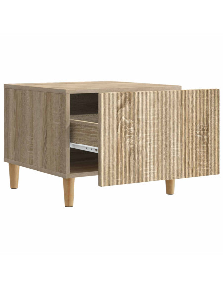 Tavolino da salotto con cassetto Rovere Sonoma 49 x 50 x 40 cm