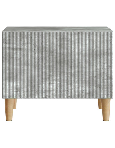 Tavolino da salotto con cassetto Grigio Cemento 49 x 50 x 40 cm