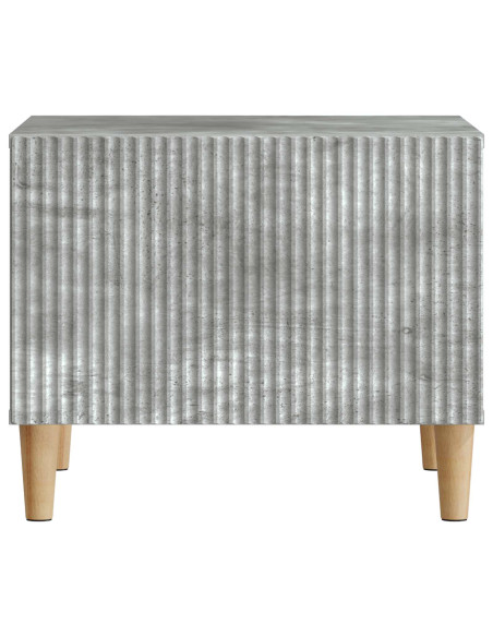 Tavolino da salotto con cassetto Grigio Cemento 49 x 50 x 40 cm