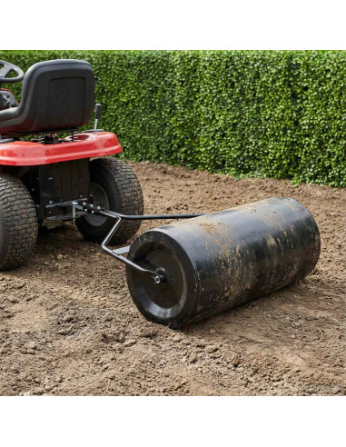 Rullo per Giardino Nero 120 x 99 cm Ferro