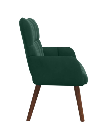 Sofa a Due Posti Verde Scuro 115 x 61 x 87 cm Velluto