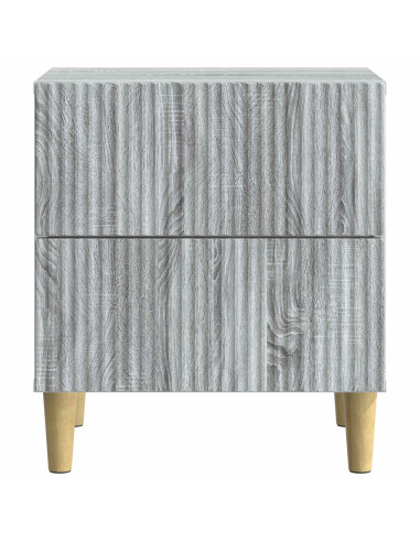 Armadio da Notte 2 pcs Grigio Sonoma 43 x 34,5 x 48 cm