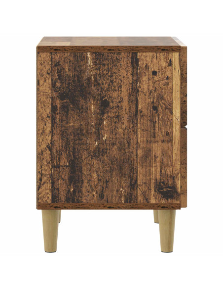 Armadio da Notte con cassetto Legno antico 43 x 34,5 x 48 cm