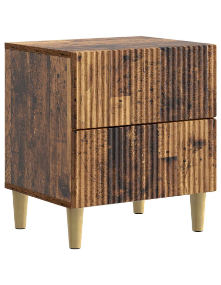 Armadio da Notte 2 pcs Legno antico 43 x 34,5 x 48 cm