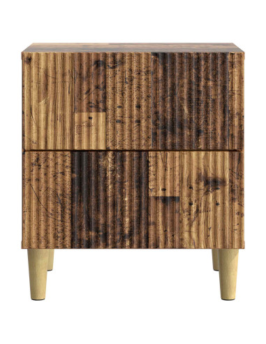 Armadio da Notte 2 pcs Legno antico 43 x 34,5 x 48 cm