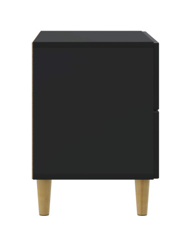 Armadio da Notte Nero 62 x 34,5 x 48 cm Legno ingegnerizzato