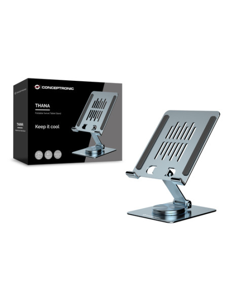 Conceptronic THANA09G carrello e supporto multimediale Grigio Tablet
