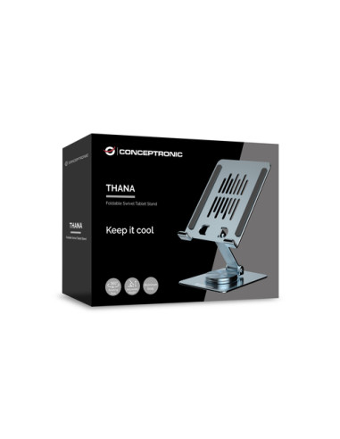 Conceptronic THANA09G carrello e supporto multimediale Grigio Tablet