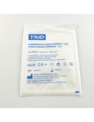 COMPRESSA GARZA 10X10 STERILE