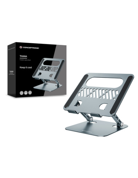 Conceptronic THANA10G supporto per laptop Supporto per computer portatile Grigio 43,2 cm (17")