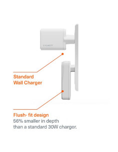 CHARGEPLUS DUAL USB-C SLIM WALL 45W 2