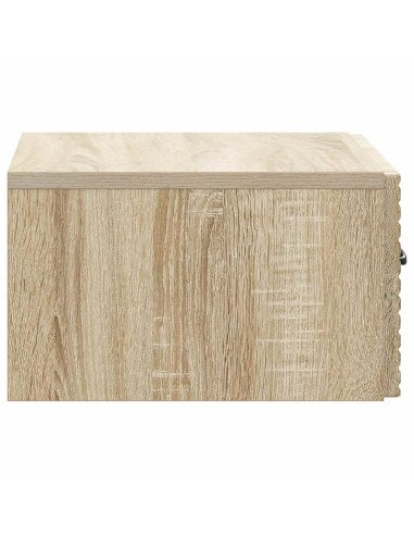 Mobiletto da notte a muro Rovere Sonoma 49 x 34,5 x 20 cm