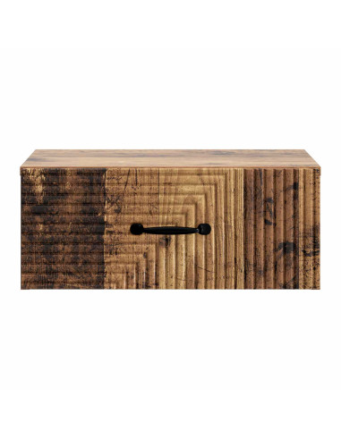 Mobiletto da notte a muro Legno antico 49 x 34,5 x 20 cm