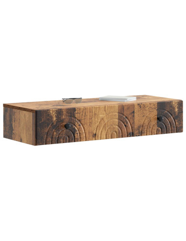 Tavolino da Parete Laterale Legno antico 87,5 x 34,5 x 17 cm