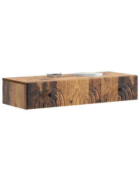 Tavolino da Parete Laterale Legno antico 87,5 x 34,5 x 17 cm
