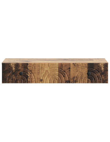 Tavolino da Parete Laterale Legno antico 87,5 x 34,5 x 17 cm