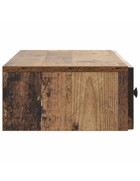 Tavolino da Parete Laterale Legno antico 87,5 x 34,5 x 17 cm