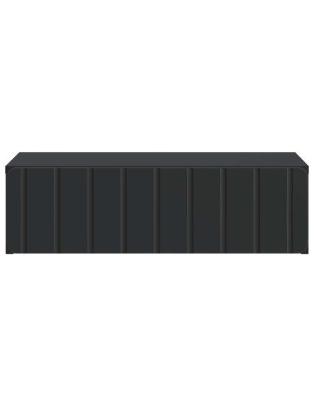 Tavolino da Parete Laterale Nero 59 x 34,5 x 17 cm