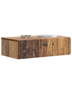 Tavolino da Parete Laterale Legno antico 59 x 34,5 x 17 cm 2