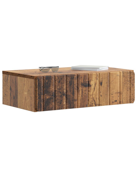 Tavolino da Parete Laterale Legno antico 59 x 34,5 x 17 cm