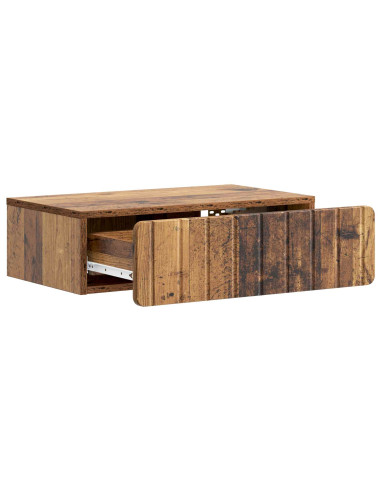 Tavolino da Parete Laterale Legno antico 59 x 34,5 x 17 cm