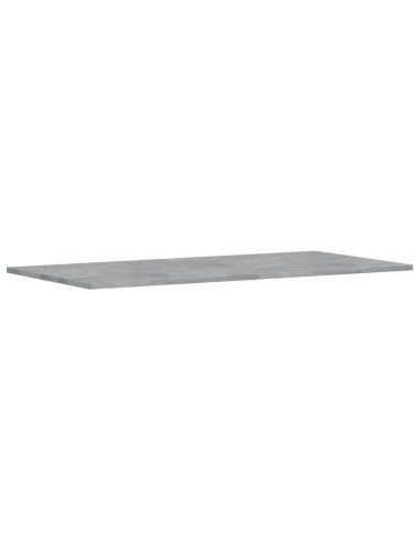 Ripiani Libreria 4pz Grigio Cemento 100x50x1,5cm Multistrato