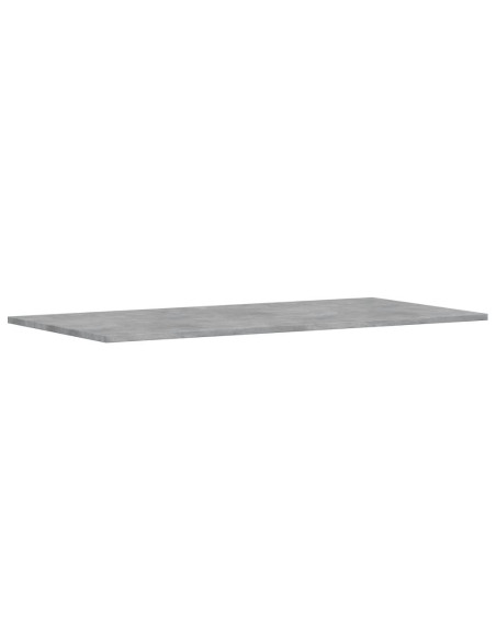 Ripiani Libreria 4pz Grigio Cemento 100x50x1,5cm Multistrato