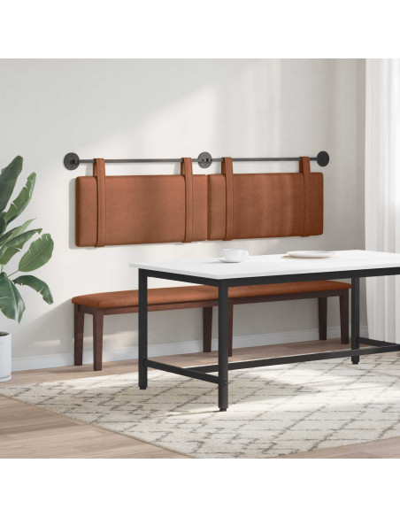 Testata appesa Tinta unita Marrone 170 x 55 x 5 cm PU Antico