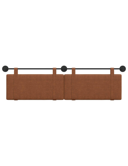 Testata appesa Tinta unita Marrone 170 x 55 x 5 cm PU Antico